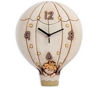 Egan Clock, Ceramic, Ivory, Small