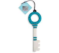 Egan Key Ceramic, White and Blue, Unique
