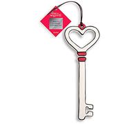 Egan Key Ceramic, White and Red, Unique