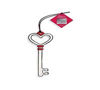 Egan Key Ceramic, White and Red, Unique