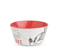 Egan Mickey Live Laugh Love Bowl, Red, Multi-Colour, Small