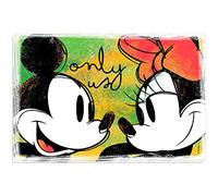 Egan Set of 2 Green Placemats Mickey and Minnie