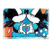 Egan Set of 2 Placemats Disney Mickey Mouse Love Collection. Item Made of Polypropylene Blue and Light Blue. Size: 31 x 46 cm. The reference is LWM63/07B