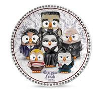 Egan The Addams Family Porcelain Pizza Plate