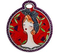 Egan Trivet Le Pupazze Red 16X18