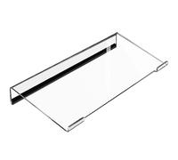 Egchi Small Computer Keyboard Stand, 11.8 x 5.1 Inch- Keyboard Tray for 78 Keys Keyboard, Acrylic Keyboard Riser Lift for Desk, keyboard Holder for Mini Computer Keyboard & Apple Magic Keyboard -Clear