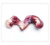 EGDSIHAE Nylon Bacon-Flavor Chew Toy for Large Dogs - Durable Tree Bark Texture Dental Bone, Indestructible Dog Toy with Real Meat Scent, Aggressive Chewer-Proof