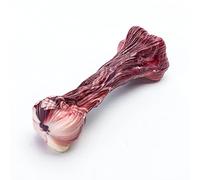 EGDSIHAE Nylon Bacon-Flavor Chew Toy for Large Dogs - Durable Tree Bark Texture Dental Bone, Indestructible Dog Toy with Real Meat Scent, Aggressive Chewer-Proof