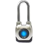 eGeeTouch 4th. GEN. Smart Outdoor Weatherproof Padlock, Bluetooth + NFC, (Long Shackle)
