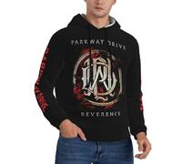 Egenedcemre Parkway Music Drive Band Hoodies for Mens Pullover Sweatshirt Graphic Hoodies novelty 3D Hoodie For fans gift X-Large