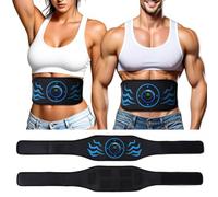 EGEYI Abs Trainer Muscle Stimulator Cover,8 Modes 19 Intensities EMS Muscle Stimulator fitness electric stimulators, Abdominal Muscle Stimulator for Men and Women, ABS Stimulator for/Waist/Leg/Arm