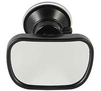 EGFheal Baby Mirror for Car, Rear View Mirror 360 Degree Adjustable Child Safety Rearview Wide Angle Convex Mirror Baby Auxiliary Mirror with Strengthen Suction Cup black