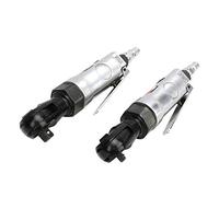 EGFheal Mini Air Ratchet Wrench, 1/4" & 3/8", Straight Shank Tool for Household Repair