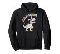 Egg A Saurus T-Rex Dinosaur Bunny Egg Hunt Easter Sunday Pullover Hoodie