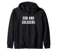 Egg and Soldiers Zip Hoodie