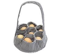Egg Basket for Fresh Eggs, Fabric Egg Collecting Basket Bags with 7 Pouches Portable Eggs Holder Bag for Chicken Hen Duck Family Garden Farms