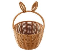 Egg Basket Small Foraging Basket Farmhouse Kitchen Organizer Multipurpose Handwoven Rattan Basket for Easter Harvesting, Mushrooms, Berries, Nuts