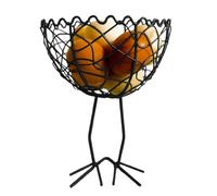 Egg Basket | Wire Egg Basket for Gathering Fresh Eggs,Collecting Holder Large Capacity Storage for Fruit Bread Cookie Easter Dining Farmhouse Kids Adults