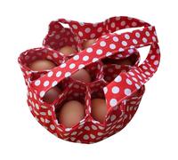 Egg Baskets for Fresh Egg, Egg Bag | Egg Basket with 9 Bags,Portable Fresh Egg Storage Container for Chicken and Duck Eggs, Family Garden Farms