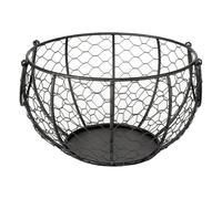 egg baskets - Vintage Metal Egg's Holder, Large Capacity Eggs Basket | Durable Hand-Woven Design, Farm Fresh Egg Display, Rustic Kitchen Decor Piece, Living Room Countryside Decoration