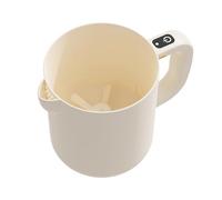 Egg Beater, 2-in-1 Mixing Cup Strainer, 7.09x4.72x5.51 inches 1L Automatic Hand Stirrer for Rice Washing, Whisking Milk, Mixing Liquid Food, Beating Eggs, Everyday Kitchen Use