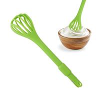 Egg Beater - Food Clip Shape Egg Whisk Tool | Handheld Stirring Blending Kitchen Tool for Baking Bread Salad Noodle Batter Matcha Milk Flour
