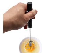 Egg Beater - Hand Press Whisk Blender | Handheld Mixer Stirrer Rustproof Milk Frother for Blending Beating Whisking Stirring Baking Coffee Milk