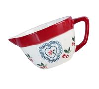 Egg Beating Bowl with Non-Slip Base Ceramic Mixing Bowl for Restaurant Use