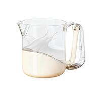 Egg Blender Cup - Semi-Automatic Mixer, Manual Kitchen Baking Tool, Hand Press Cream Whisk | Efficient Batter Shaker for Milk Powder Cake Sauces Noodles Dough Making Professional Shaking Mug