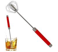 Egg Blender - Hand Whisk Blender, Rotary Shaker | Stainless Steel Egg Shaker, Rotary Mixer Shaker, Semi Auto Whisk