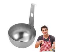 Egg Boiler - 2.64x4.13 Inches Stainless Steel Egg Poacher, Poached Eggs Maker, Round Nonstick Steamer Holder Boiler Cups For Kitchen Cooking, Breakfast, Household, Restaurant