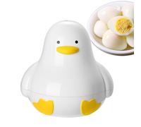 Egg Boiler - 4 Capacity Electric Egg Cooker | Duck Shape Microwave Eggs Steamer, Rapid Breakfast Cooker | Microwave Cooking Accessories for Kitchen Dining | Aluminum
