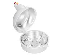 Egg Boiler 4 Eggs Chicken Shape Heat Resistant Microwave Egg Kettle