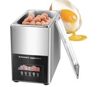 Egg Boiler Cooker, 50 Egg Capacity, Automatic Stainless Steel, 30-90℃ Constant Heating for Snack Bars and Food Courts