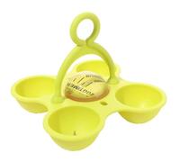 Egg Boiler Rack Hard Boiled Egg Poacher Cups Storage Box Cooking Mould Stand Holds for Home(Style A)