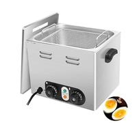 Egg Boiler Timer, 2600W Commercial Egg Boiler, Stainless Steel Mesh, 45 Pieces of Boiled at One Time, Time and Temperature Control, for Restaurants, Hotels, Breakfast