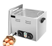 Egg Boiler with Timer and Temperature Control, 0-60 Minute Timer, 30-110°C Heating Range, Perfect for Hotels and Restaurants