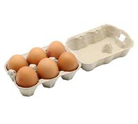 Egg Boxes Half Dozen Recyclable and Biodegradable Pack of 12