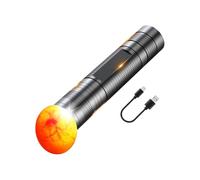 Egg Candler - Rechargeable LED Tester for Poultry Hatching | 3-Level Bright Lamp Ergonomic Grip USB Charge Suitable for Chicken, Ducked, Quail Eggs for Winter Incubation, Farm Use, Indoor or Outdoor