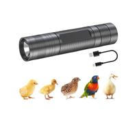 Egg Candler - Rechargeable LED Tester Three-Level Brightness | Ergonomic Handheld Design Clear Illumination Accuracy for Winter Hatching Chicks Laying Poultry Outdoor Indoor Farm