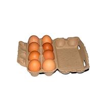 Egg Carton for 8 Eggs - 5Pcs/10Pcs/20Pcs Carton Pack Biodegradable Recycled Pulp Carton, Large Empty Egg Carton for 8 Fresh Eggs, Suitable for Kitchen, Farmhouse, Grocery Store Plastic Alternatives