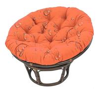 Egg Chair Cushion Replacement, Papasan Round Chair Cushions Waterproof Soft Hanging Basket Swing Chair Cushion Comfortable Wicker Rocking Rattan Hammock Pad for Outdoor Patio Garden,NO15,90*90cm