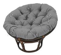 Egg Chair Cushion Replacement, Papasan Round Chair Cushions Waterproof Soft Hanging Basket Swing Chair Cushion Comfortable Wicker Rocking Rattan Hammock Pad for Outdoor Patio Garden,NO05,40*40cm
