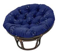 Egg Chair Cushion Replacement, Papasan Round Chair Cushions Waterproof Soft Hanging Basket Swing Chair Cushion Comfortable Wicker Rocking Rattan Hammock Pad for Outdoor Patio Garden,NO03,40*40cm