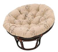 Egg Chair Cushion Replacement, Papasan Round Chair Cushions Waterproof Soft Hanging Basket Swing Chair Cushion Comfortable Wicker Rocking Rattan Hammock Pad for Outdoor Patio Garden,NO14,80*80cm
