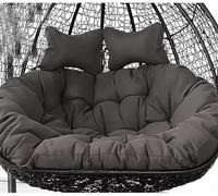 Egg Chair Swing Cushion, 2 Person Hanging Egg Chair Cushion Replacement, Double Hanging Basket Chair Cushion, Hanging Hammock Chair Cushion(C,170 * 120cm/67 * 47in)