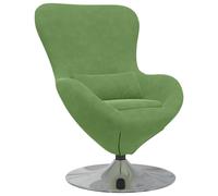 Egg Chair Velvet Lounge Modern Seating Swivel Armchair Soft Touch Home vidaXL