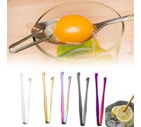 Egg Chalaza Removal Tool,Egg Chalaza Remover,Chalaza Remover for Egg,Eggshell Fragment Removal Utensil,Making Egg Chalaza Extraction Easy and Efficient,Kitchen Tool for Chefs and Bakers1