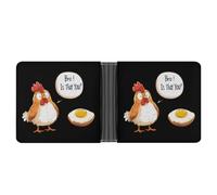 Egg Chicken Bro! is That You Mens Wallet Printed Card Holder Bifold Wallets Purse Coin Pocket