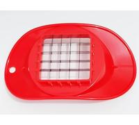 Egg Chopper Fruit Salads Cuter Potato Cutter Hard Boiled Fruit Cube,Vegetable Slicer,White Onion Chopper Food Chopper Manual Mandolin Slicer,Cheese Grater - Length of Each Small Grid 0.5 Inch,RED